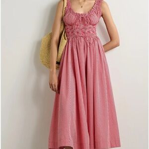 Doen Red Gingham Dress